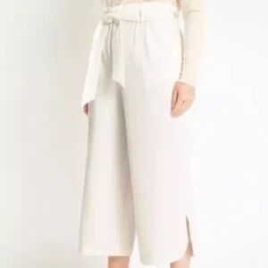 Paperbag Waist Cropped Wide Leg Pant from Eloquii